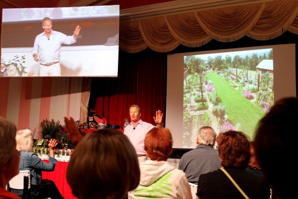 The first morning the keynote speaker was P. Allen Smith, an award-winning designer, gardening and lifestyle expert.
